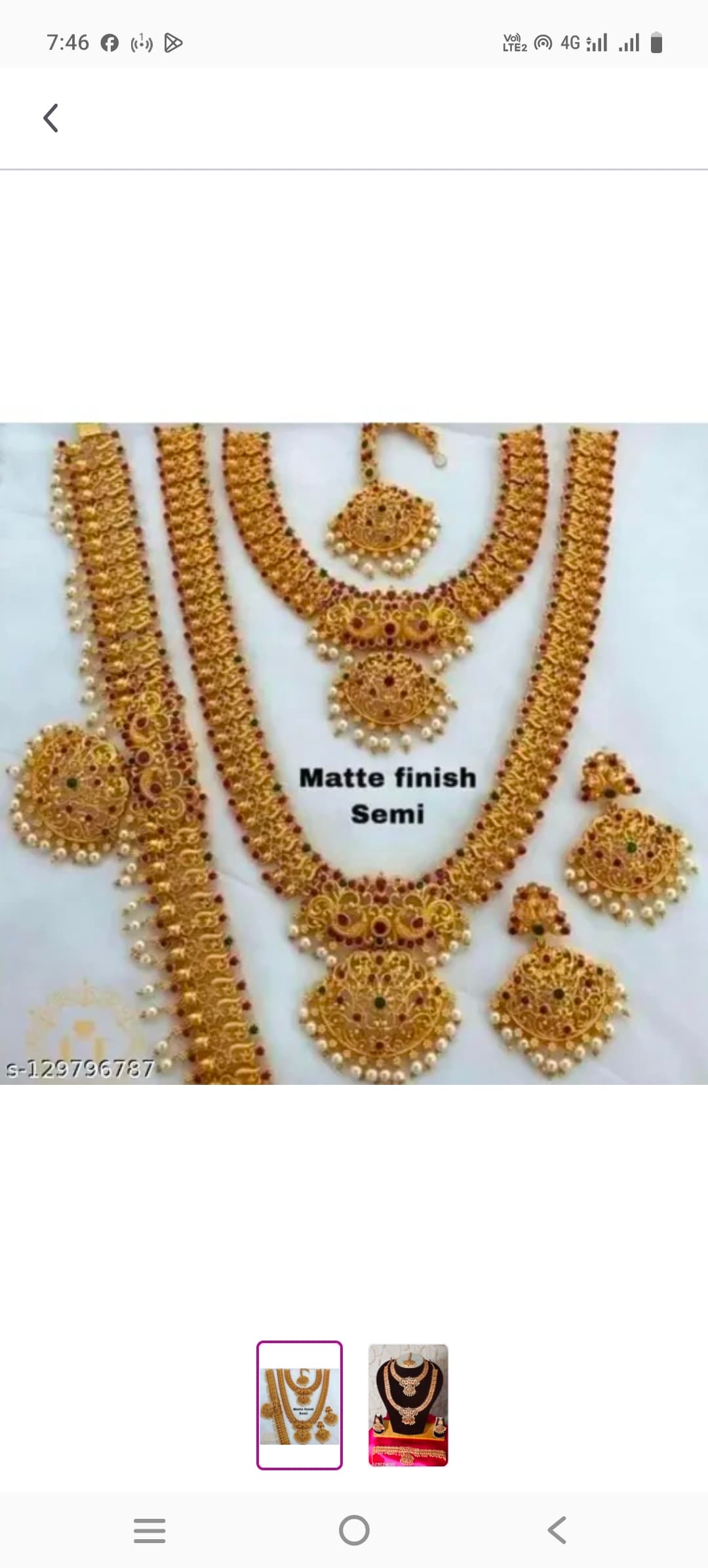 Temple jwellerly set