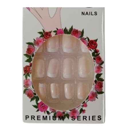 12 Pieces Press On Nails With Nail Tape Glue 1