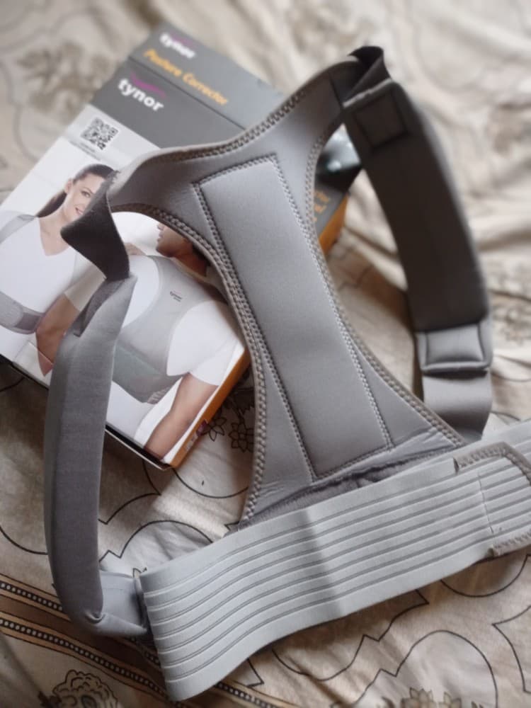 Tynor Adjustable Posture Corrector for Men & Women | Back Straightener for Upper Back Pain Relief, Corrects Slouching & Hunching, Improves Posture, Neck & Spine Support, Ideal for Office & Daily Use 3