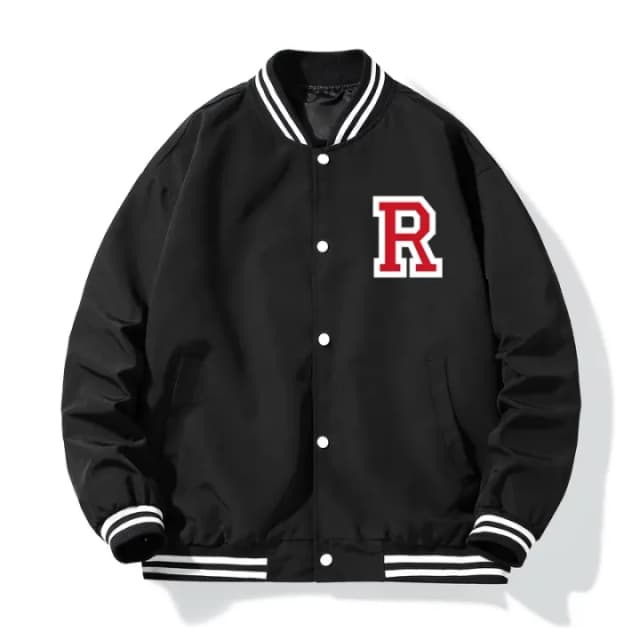 Baseball Windproof And Dustproof Double Layer Jacket For Men - Black | Fashion Baseball Double Layer Jacket For Men