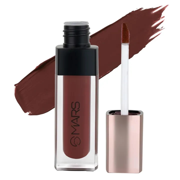 MARS Popstar Drying Liquid Mousse Lipstick for Women with Matte Finish | Lightweight and Non-Sticky Formula | Up to 12 Hour Long Lasting | Transfer proof & Waterproof 6.0ml 1