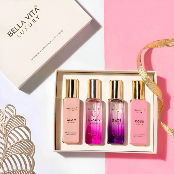 Bella Vita Luxury Perfume Gift Set For Women - 4 x 20mls 1