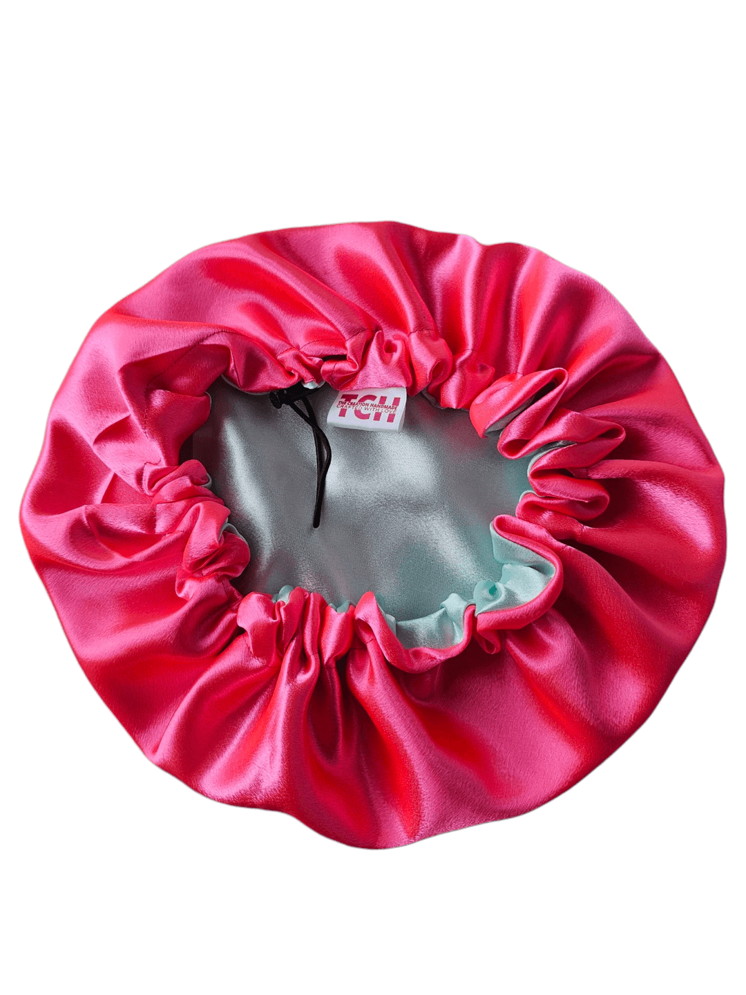 2 Color Silk Hair Bonnet - Reversible Silk Hair Bonnet With Adjustable 1