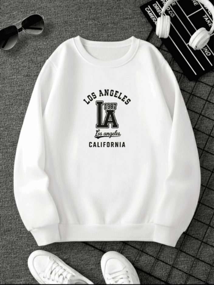 Los Angeles Printed Sweatshirt for men and women 2