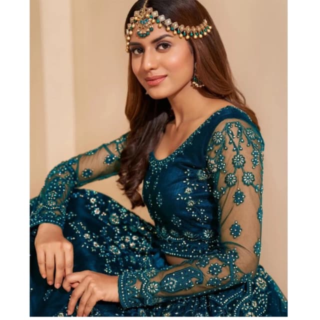 Awafu Semi Stitched Lehenga Choli