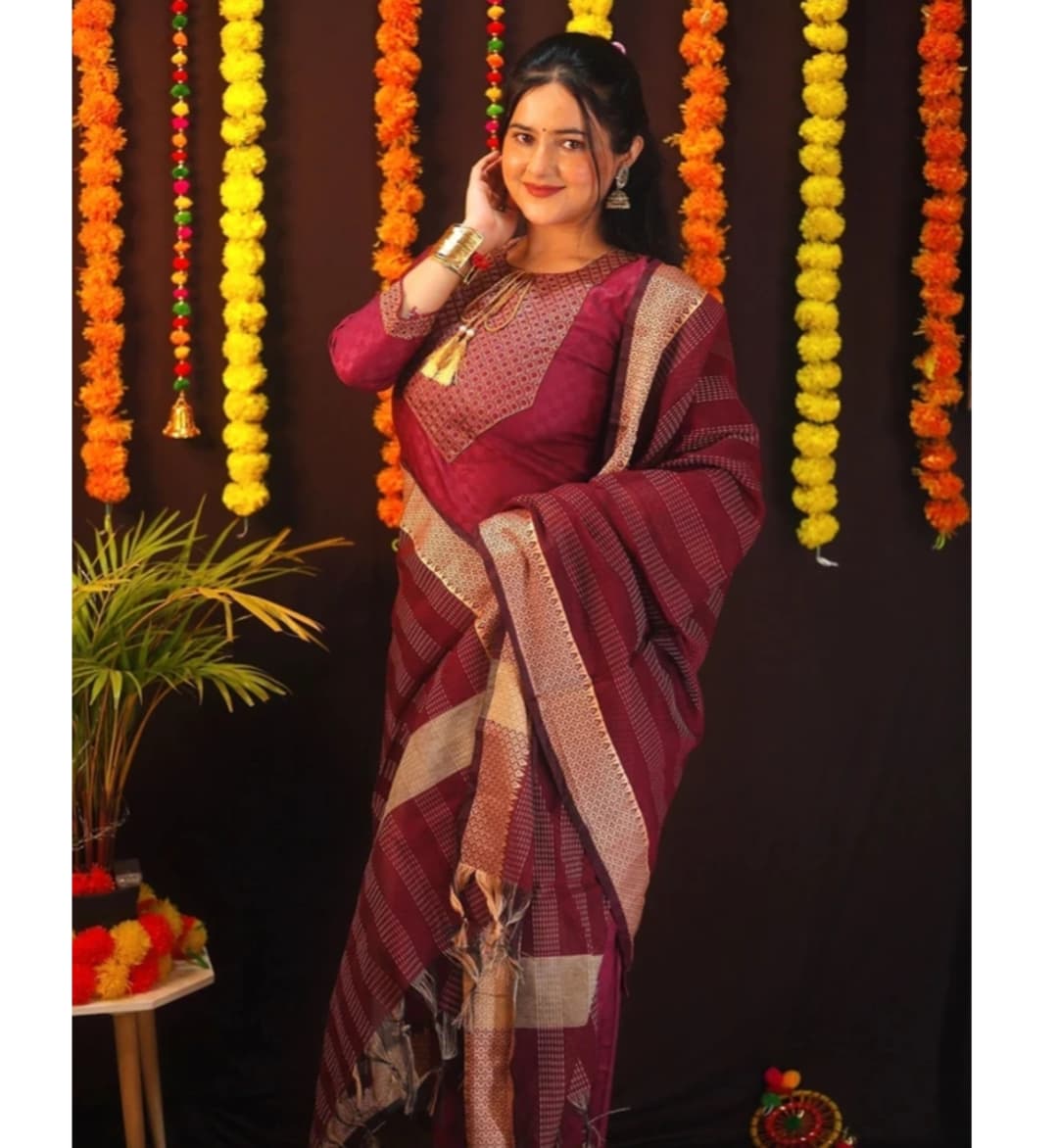 Awafu Readymade Women Wool Cotton Kurti Pant Dupatta Set , Kurta Salwar 2