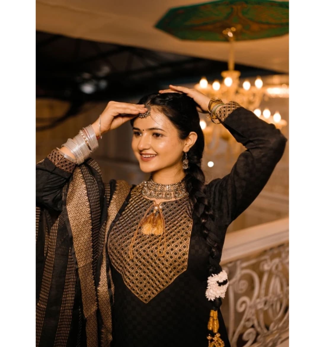 Awafu Readymade Women Wool Cotton Kurti Pant Dupatta Set , Kurta Salwar 3