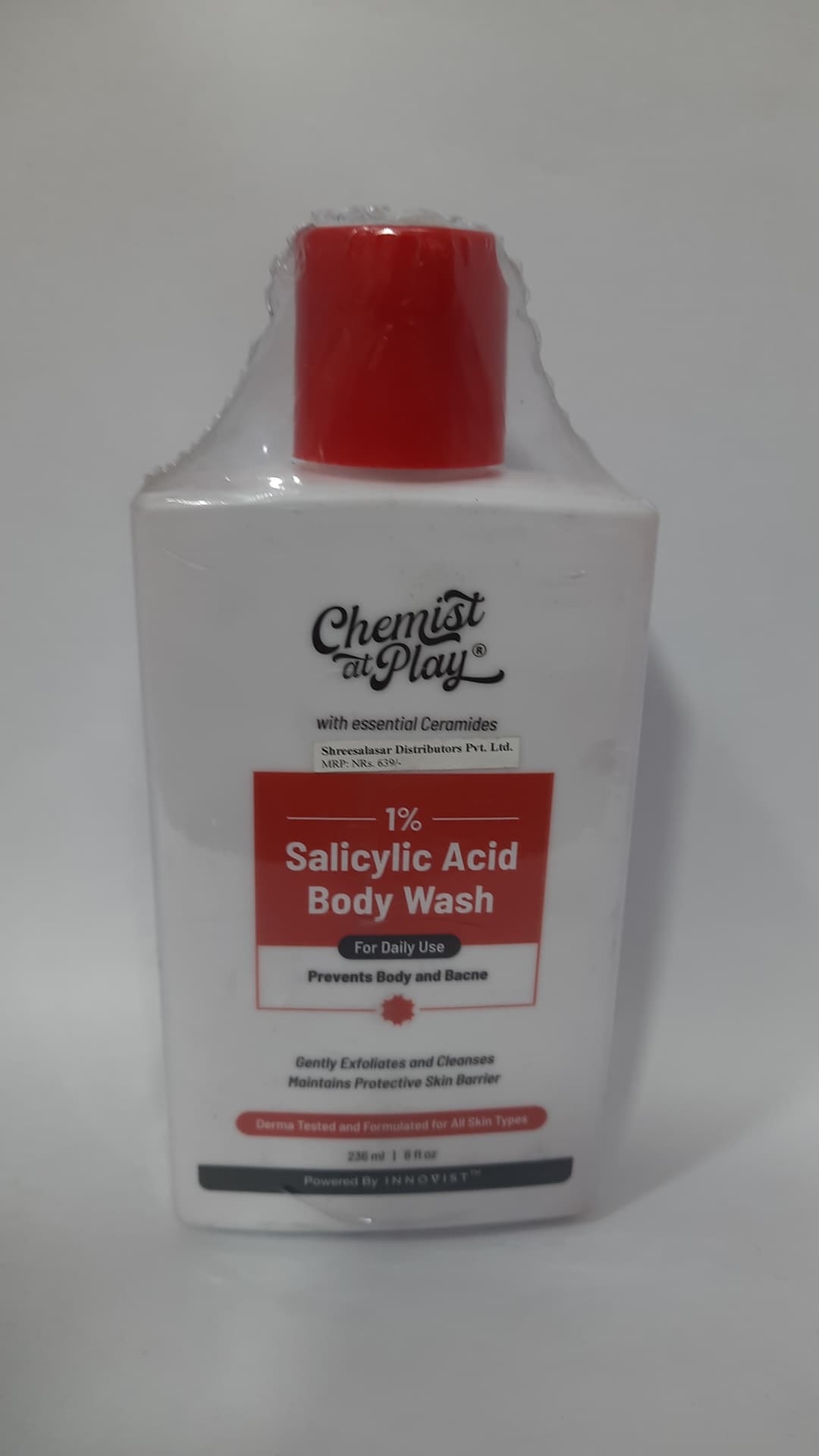 Chemist at play salicylic acid body wash