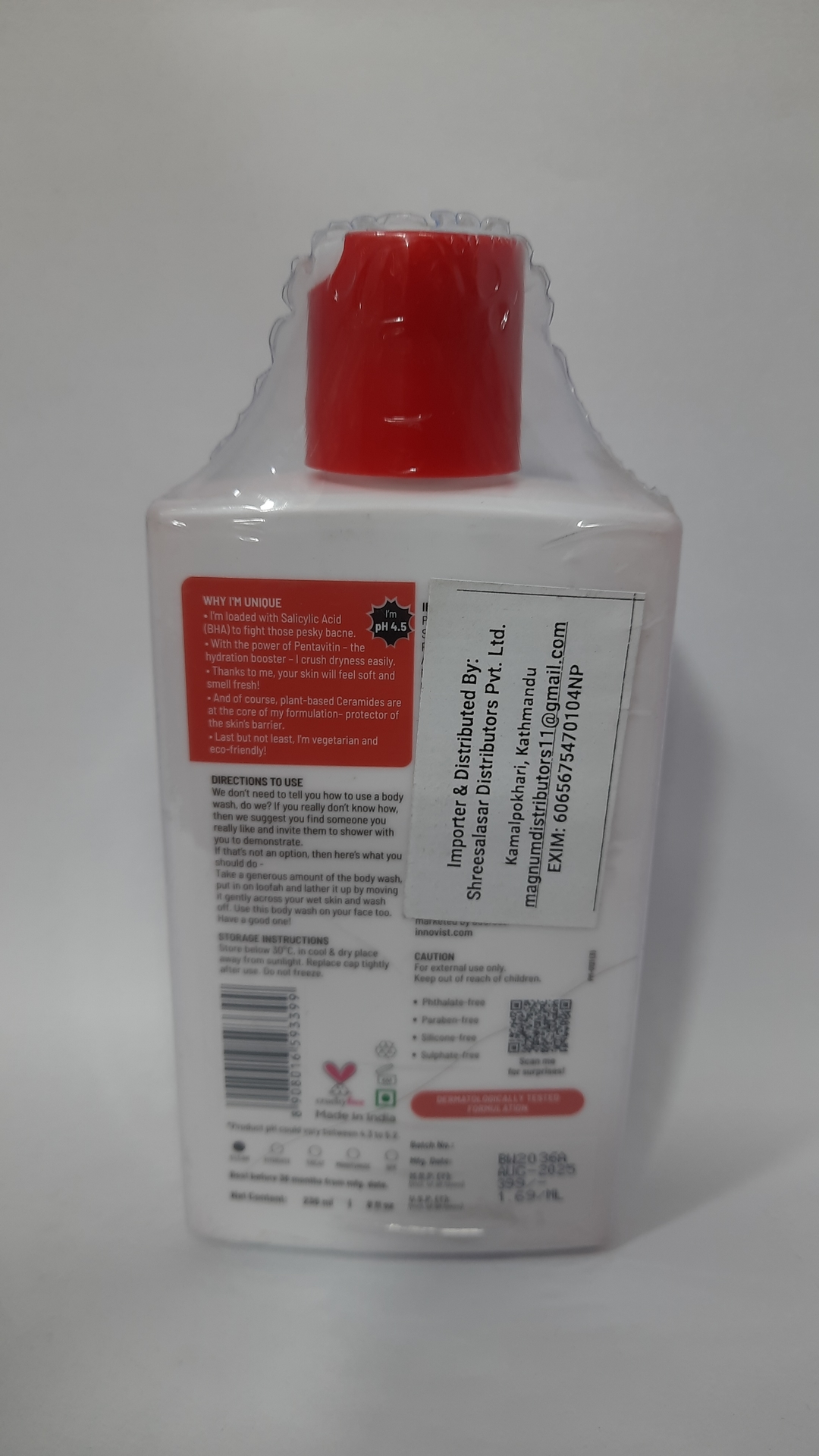 Chemist at play salicylic acid body wash 2