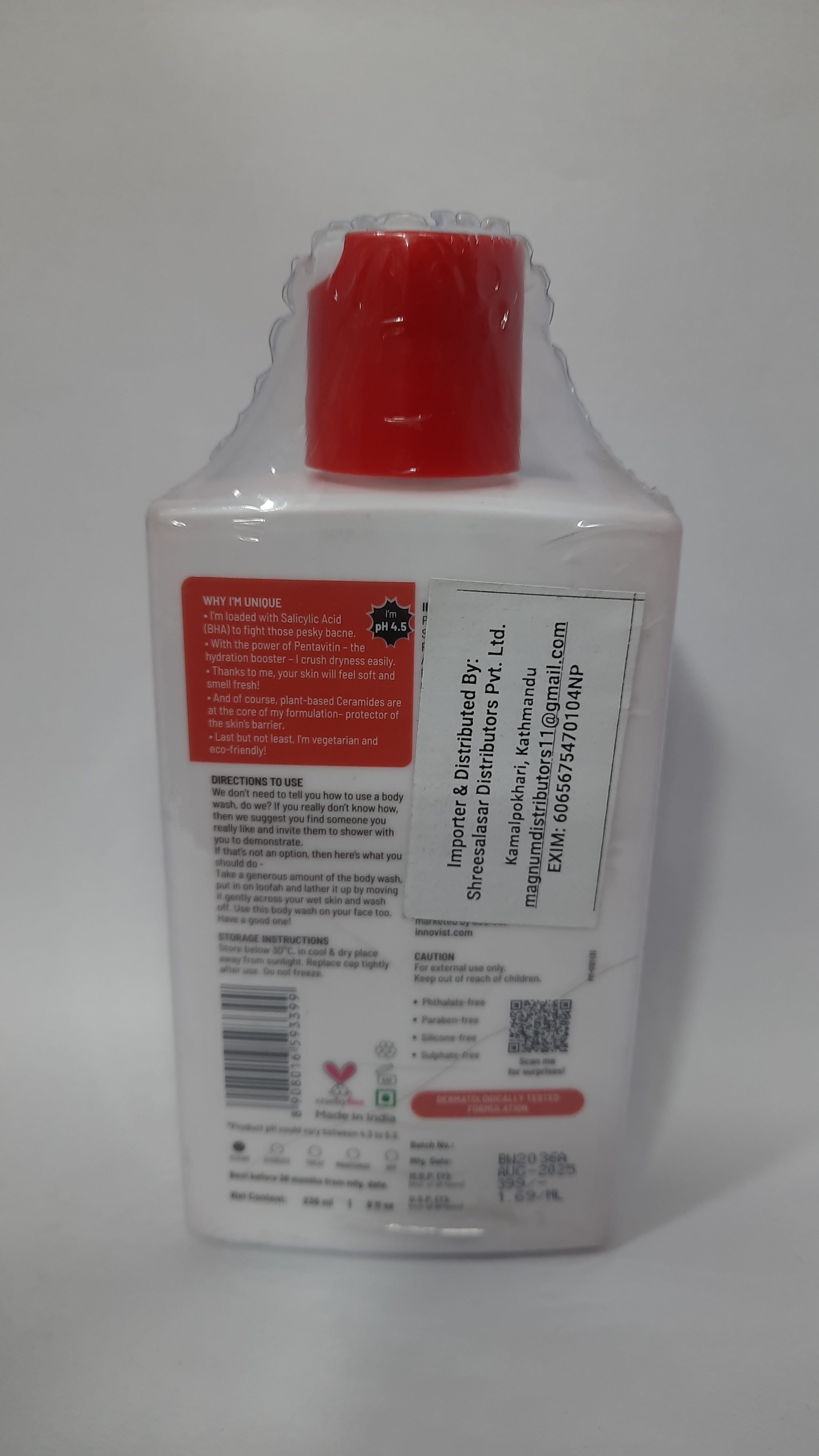Chemist at play salicylic acid body wash 2