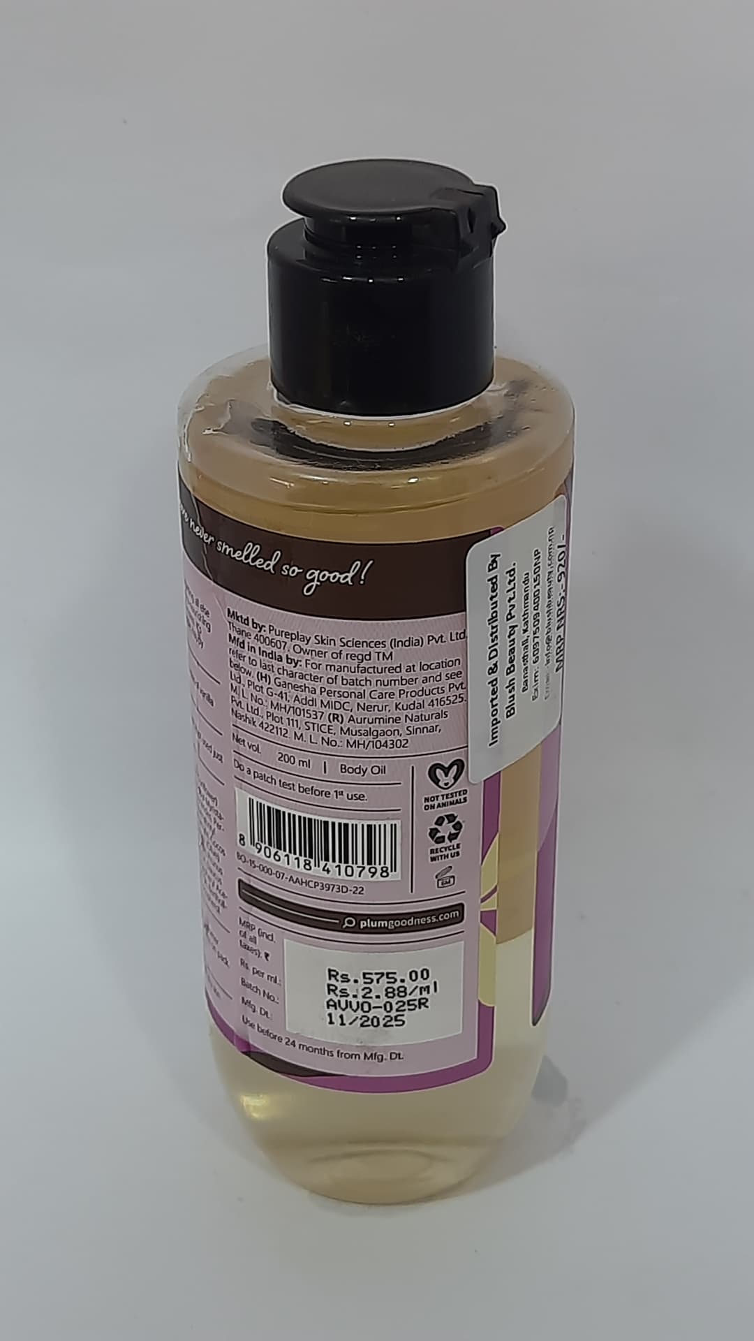 Plum vanilla vibes 1