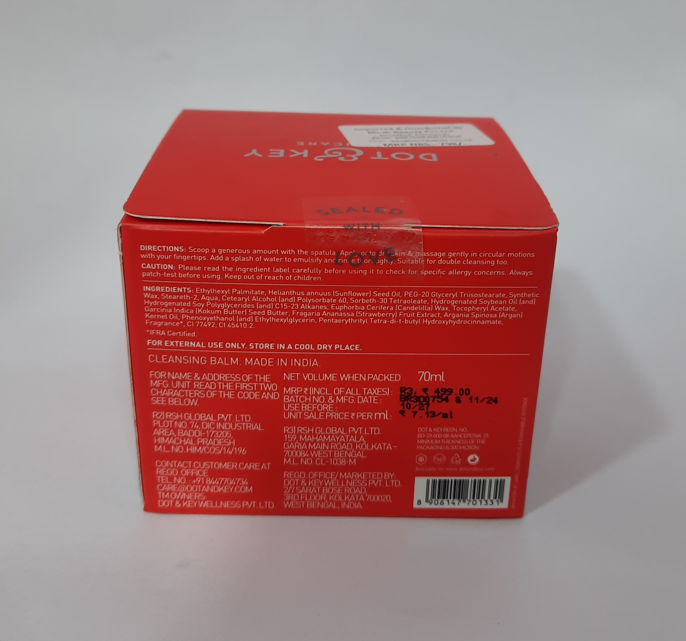 Dot && key cleansing balm 2