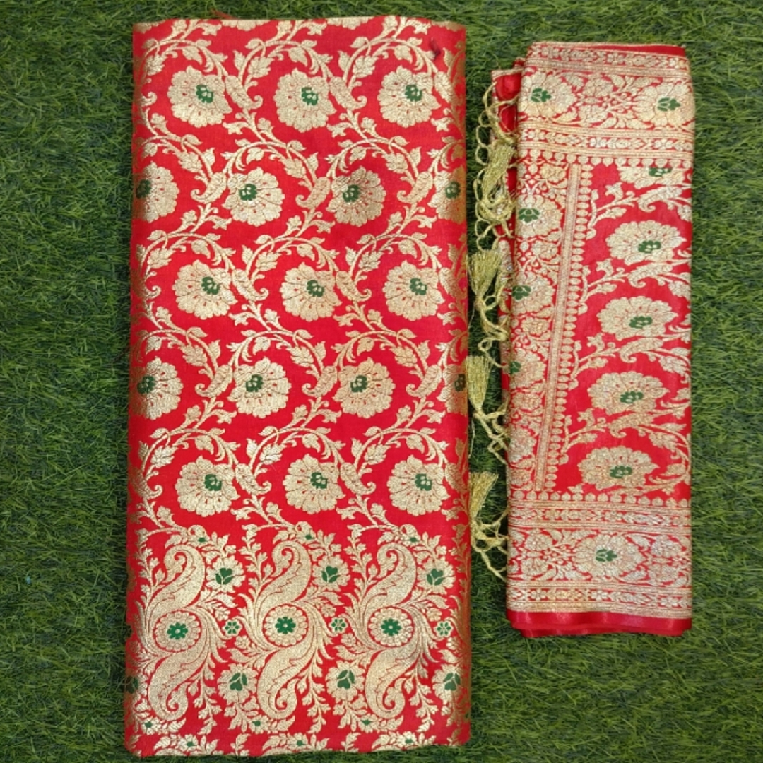 Barnd Fashion Women Banarsi Silk Sare 1