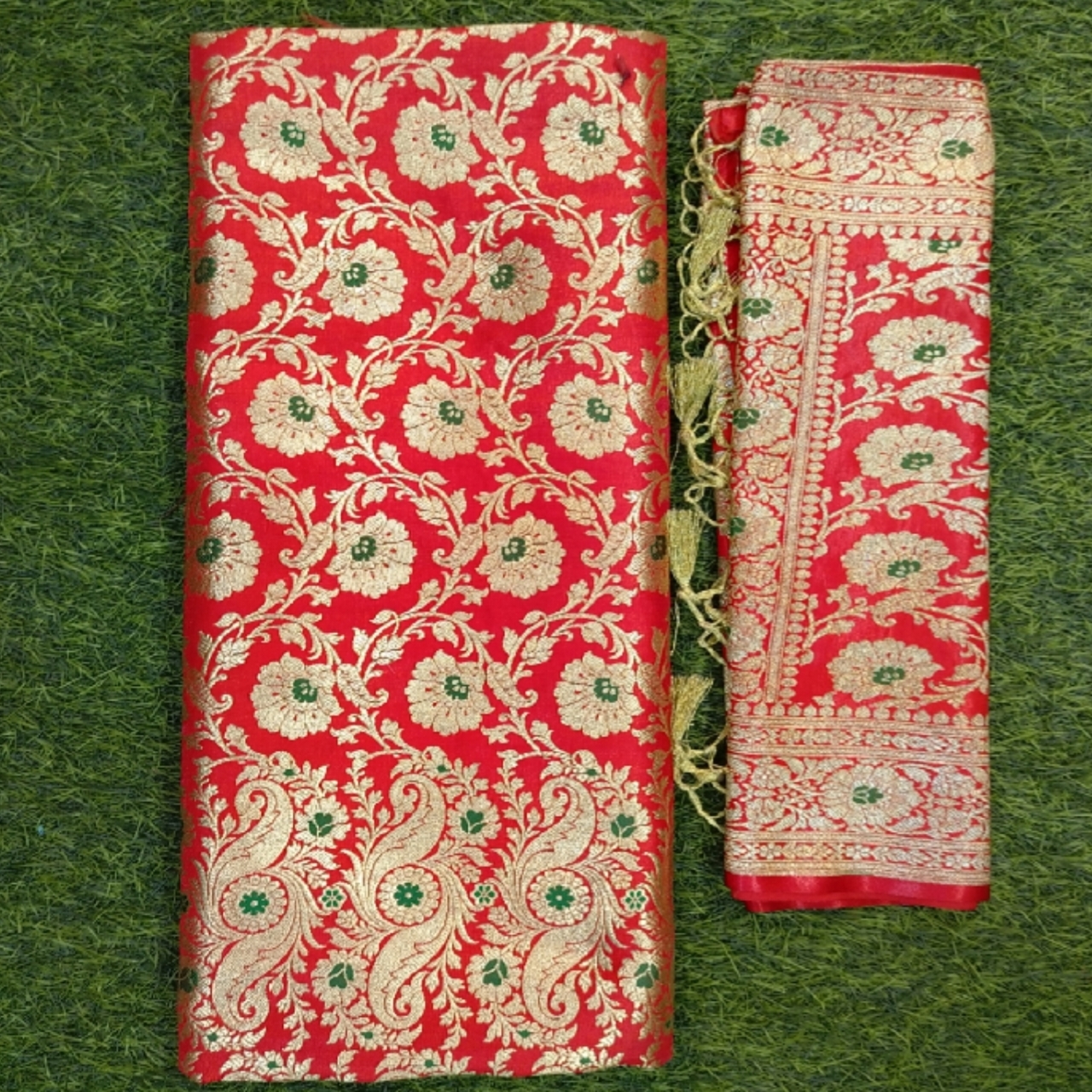 Barnd Fashion Women Banarsi Silk Sare 1