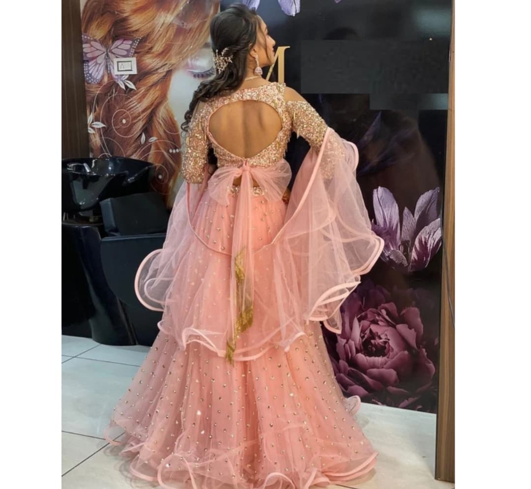 Embellished Semi Stitched Lehenga Choli 1