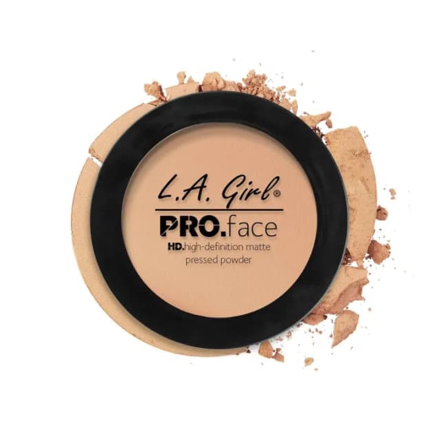 L.A. GIRL PRO Face Powder | 7g | Compact Powder | Designed in USA | Matte Finish | Long Lasting | Oil Control | Pressed Powder - By Allure Cosmetics