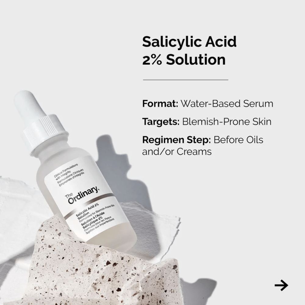 The Ordinary Salicylic Acid 2% Solution Serum 30ml 5