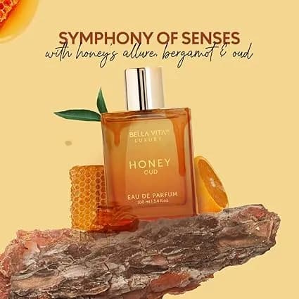 Bella Vita Honey Oud Unisex Eau De Parfum 100ml | Premium, Long Lasting Sweet & Spicy Fragrance for Men & Women 2