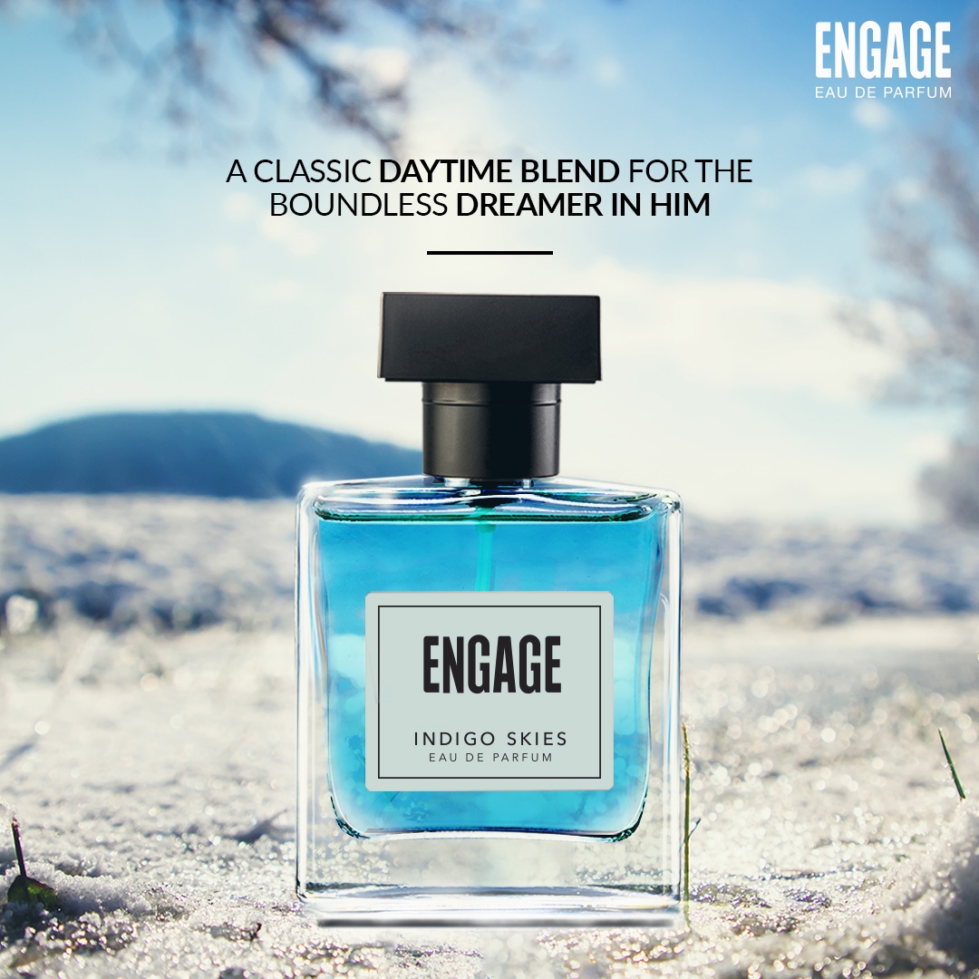 Engaage Perfume for Men - Indigo Skies (100ml) 2