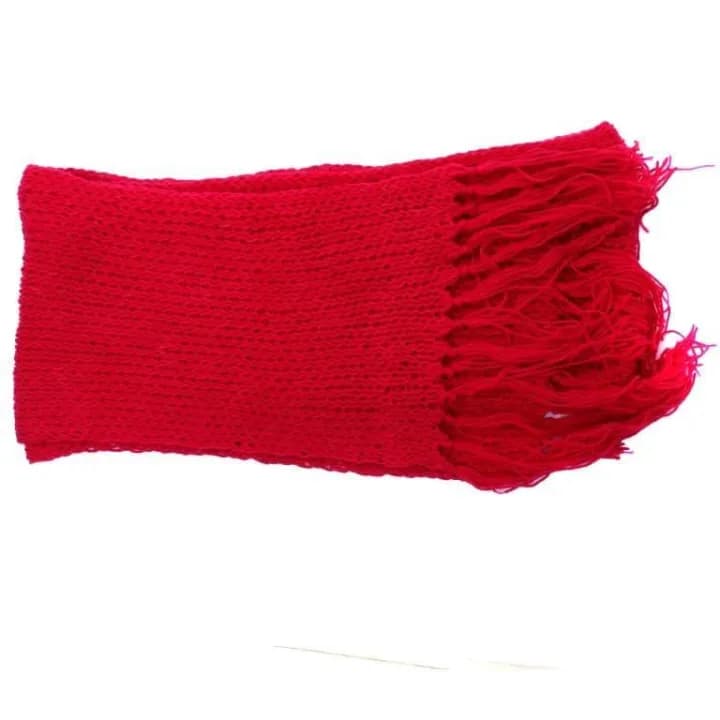 Dark Pink Plain Woolen Scarves For Men