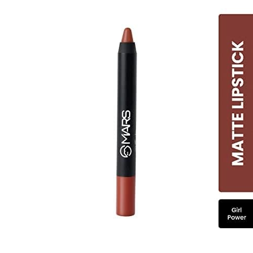 MARS Long Lasting Crayon Lipstick up to 12 Hours Stay | Matte Finish | Waterproof | Won't Smudge Won't Budge Lip Crayon (3.5 gm) 6