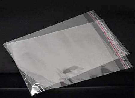 Plastic Poly Clear Bags Small 5 X 7 , 6x8 , 4x5 Inch Pouches Transparent | Self Adhesive Bopp Bags Pack Of - 100 Pieces 1