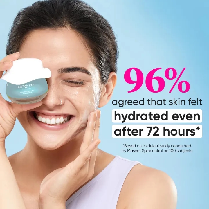 Dot & Key 72hr Hydrating Gel Moisturizer + Probiotics With Hyaluronic Acid, Kombucha & Rice Water 60ml 2