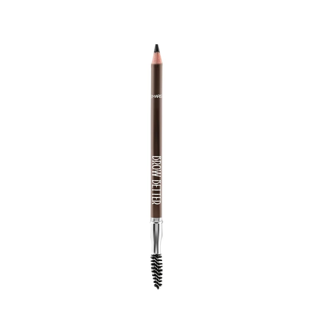MARS Brow Better Eyebrow Pencil with Spoolie | Long-Lasting & Smudge Proof | Rich Pigmentation | Natural-Looking Results | Easy to Sharpen 1.4 gm 1