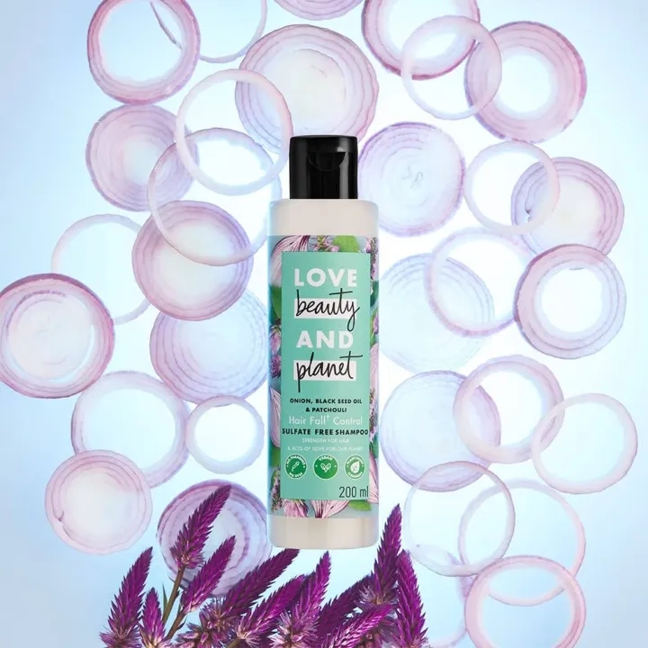 Love Beauty And Planet Onion, Black Seed Oil And Patchouli Shampoo 200ml 4