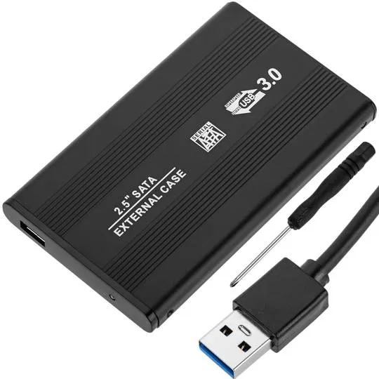2.5" Hard Disk Case SATA USB 3.0 HDD External Hard Drive Enclosure - Aluminium Alloy 5