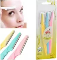 Eyebrow Painless Facial Hair Remover Razor for Face, Women and Men( Pack of 3 ) 9 Pcs