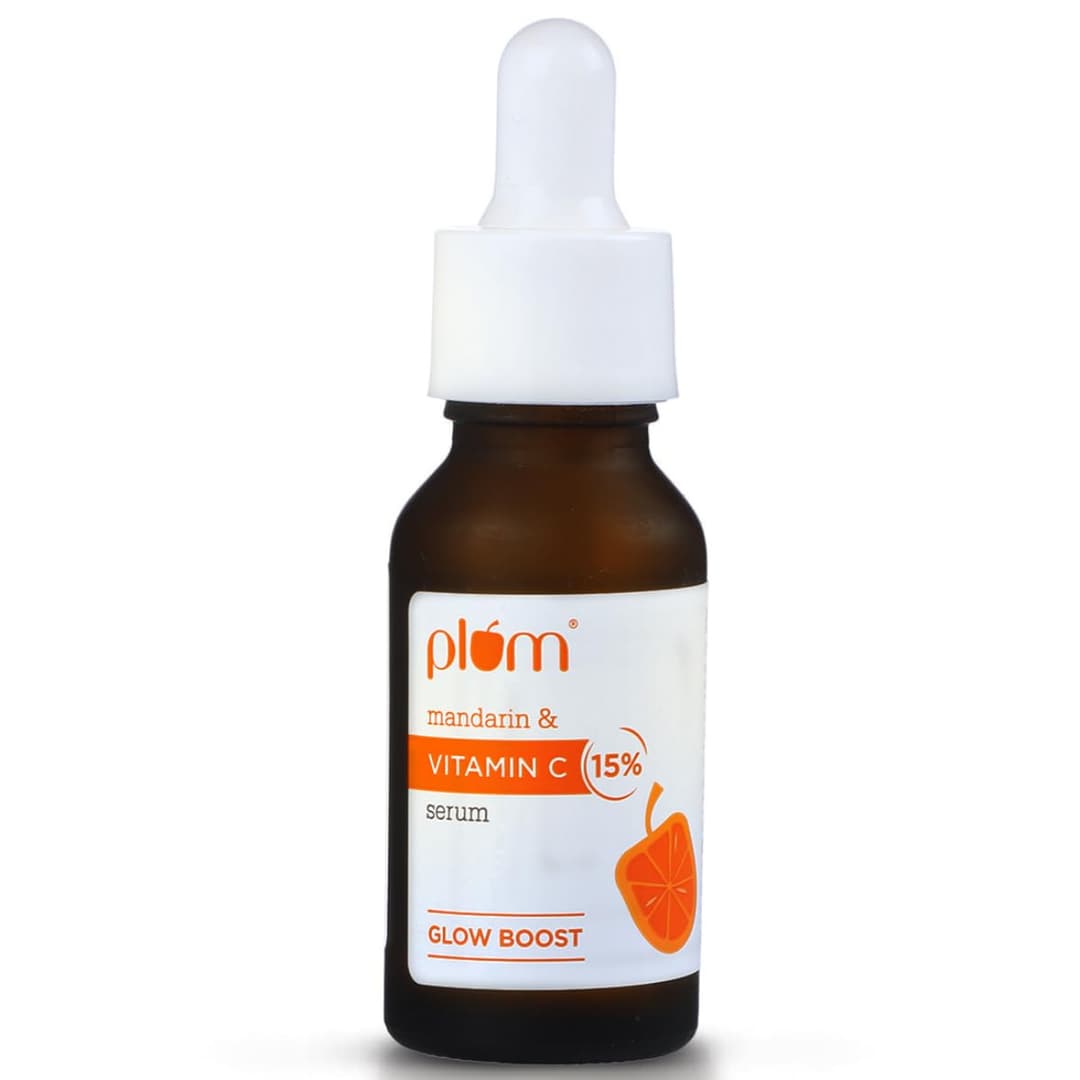 Plum 15% Vitamin C Face Serum with Mandarin for Glowing and Hyperpigmentation