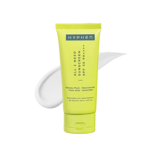 Hyphen All I Need Sunscreen SPF 50 PA ++++ | Lightweight Sun Cream