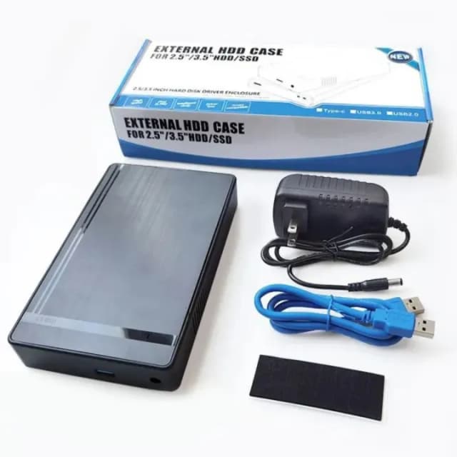 3.5 & 2.5 Inch Sata To Usb 3.0 Hdd Case Hard Disk Case External Hard Drive