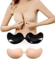 Sticky Bra Strapless Adhesive Bra Push Up 2PCS Reusable Strong Stickness Backless Bra Lift for Women