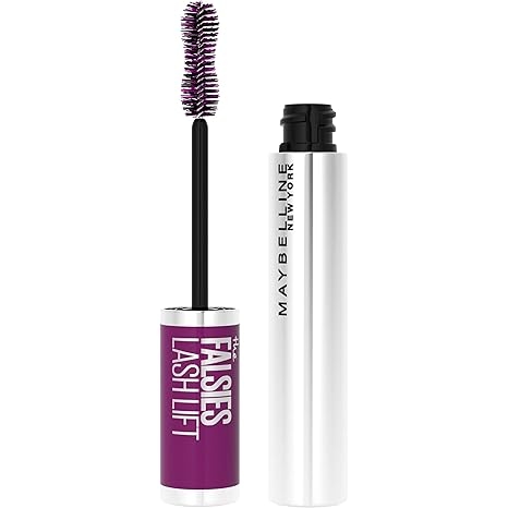 Maybelline The Falsies Lash Lift Waterproof Mascara Volumizing, Lengthening, Lifting, Curling, Multiplying, Eye Makeup, Very Black, 1 Count 1