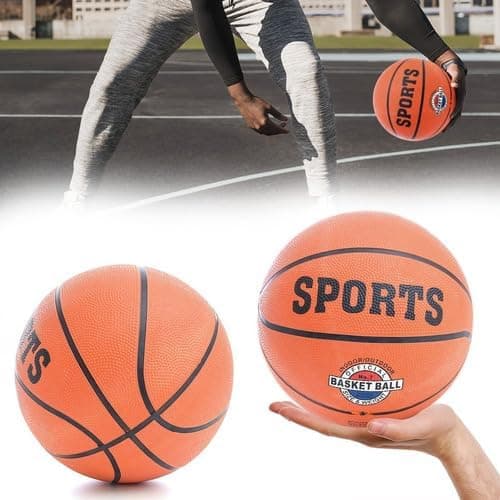 Size 5 basketball suitable for indoor and outdoor use.