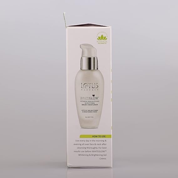 Lotus Herbals White Glow Intensive Skin Serum+ Moisturiser, 30ml 6