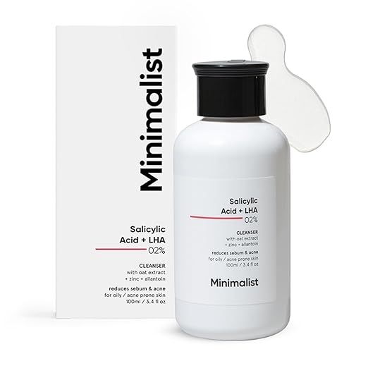 Minimalist Anti-Acne Salicylic Acid 2% Face Wash For Oily & Acne Prone Skin | With LHA for Pore Cleansing, Oil Control & Sebum Regulation | Cleanser for Women & Men | 100 ml 1