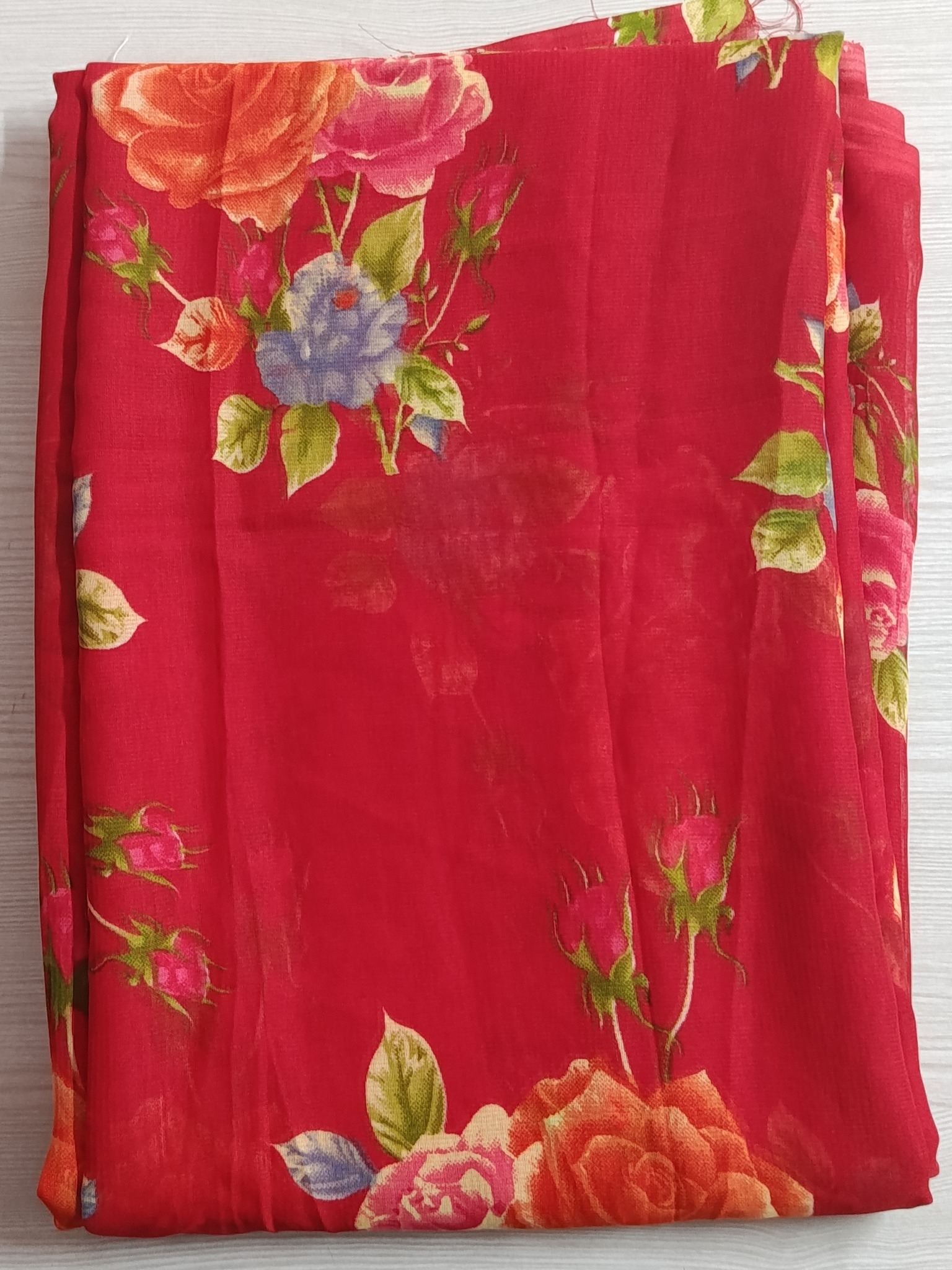 Weightless print saree 4