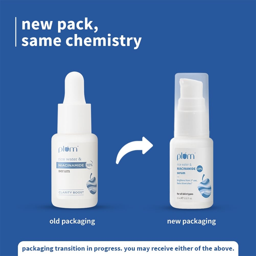 Plum 10% Niacinamide Serum with Rice Water 2
