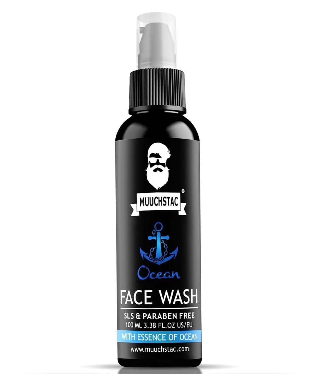Muuchstac Ocean Face Wash for Men | Fight Acne & Pimples, Brighten Skin, Clears Dirt, Oil Control, Refreshing Feel - Multi-Action Formula (100 ml) 1