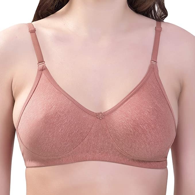 Women's Non Padded Every Day Bra ( 3 - multicolor pack), Full Cotton, a soft, breathable fabric Normal Bras 2