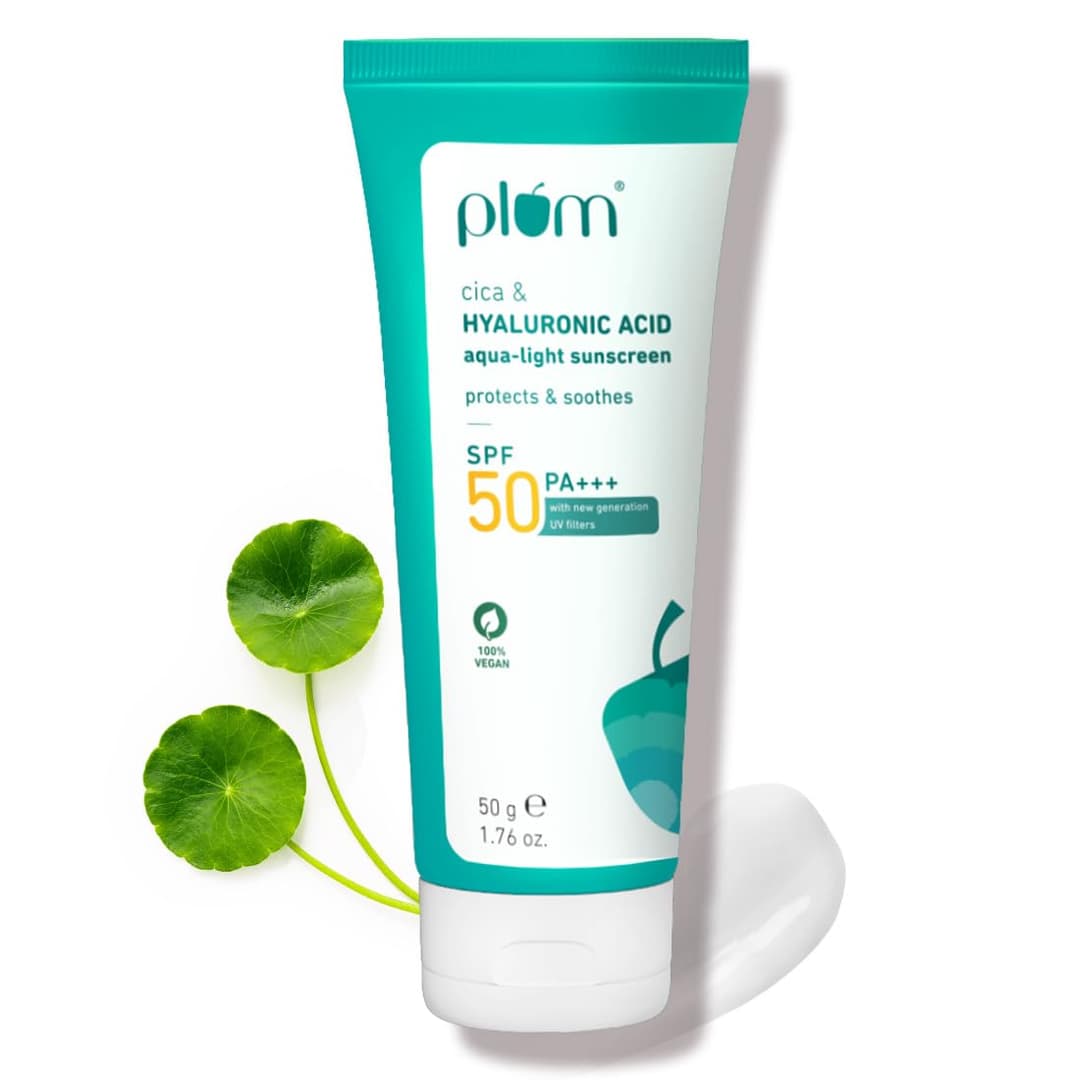 Plum Cica & Hyaluronic Aqua-Light SPF Sunscreen 50 PA+++ (50 g)