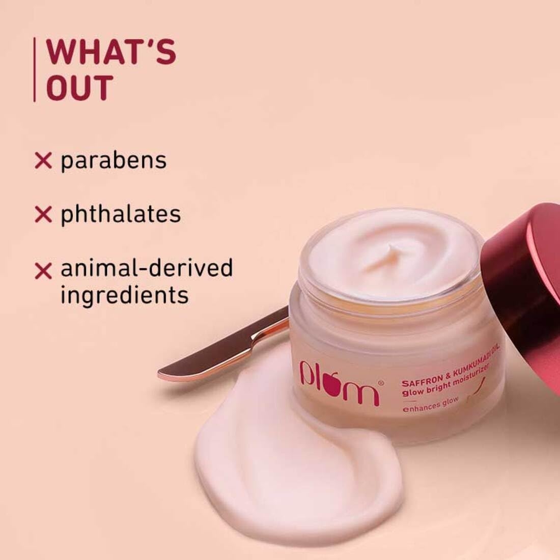 Plum Saffron & Kumkumadi Oil SPF 35 Daily Glow Bright Moisturizing Cream 50g | Quick-Absorbing Day Cream to Brighten Skin, Enhance Glow | UVA/UVB Protection | All Skin Types | Women & Men 6