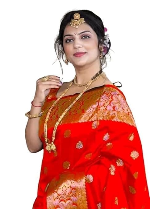 Women's Silk Woven Kanjivaram Saree