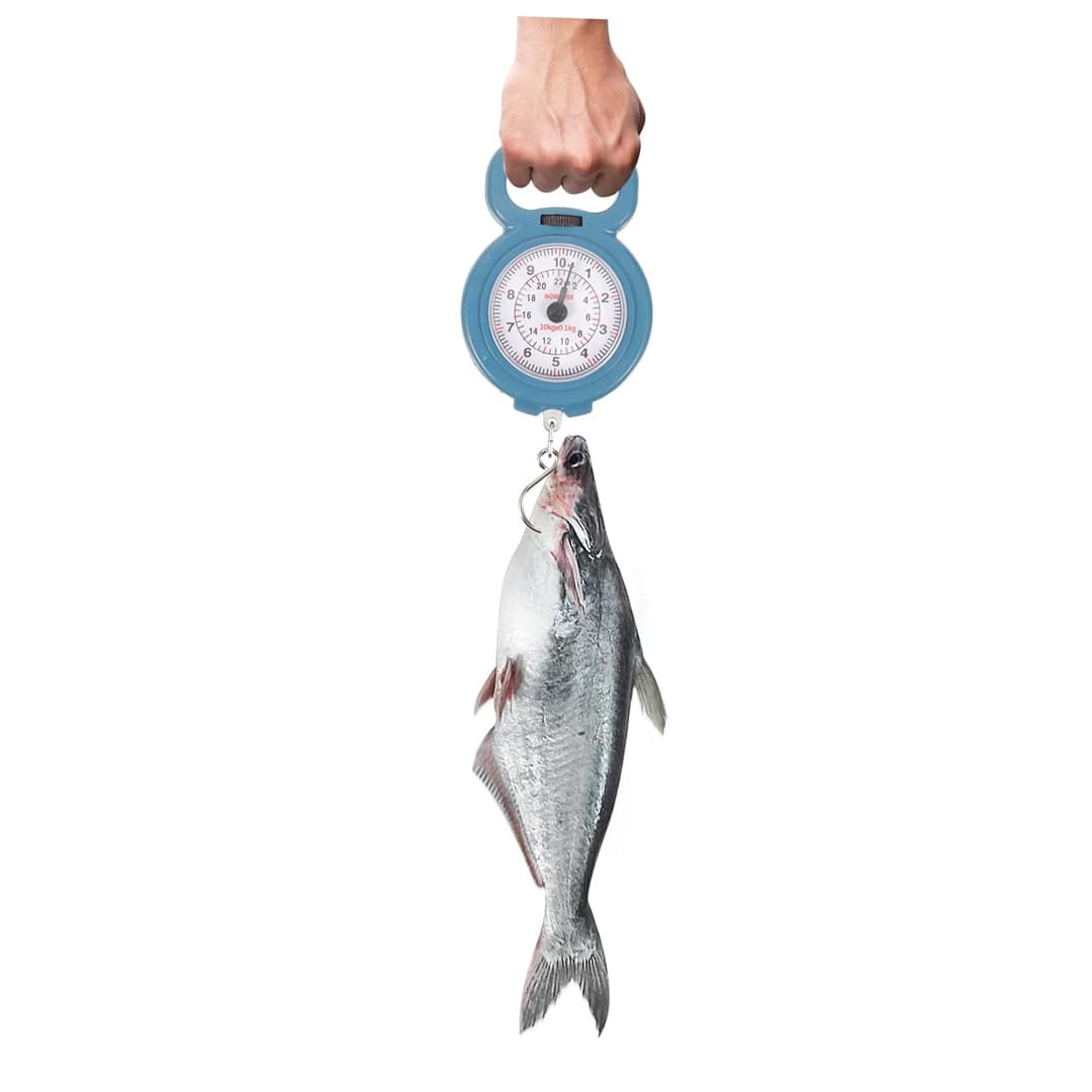 Portable Hook Multifunction Hanging 10kg Measure Dial Luggage Scale 1