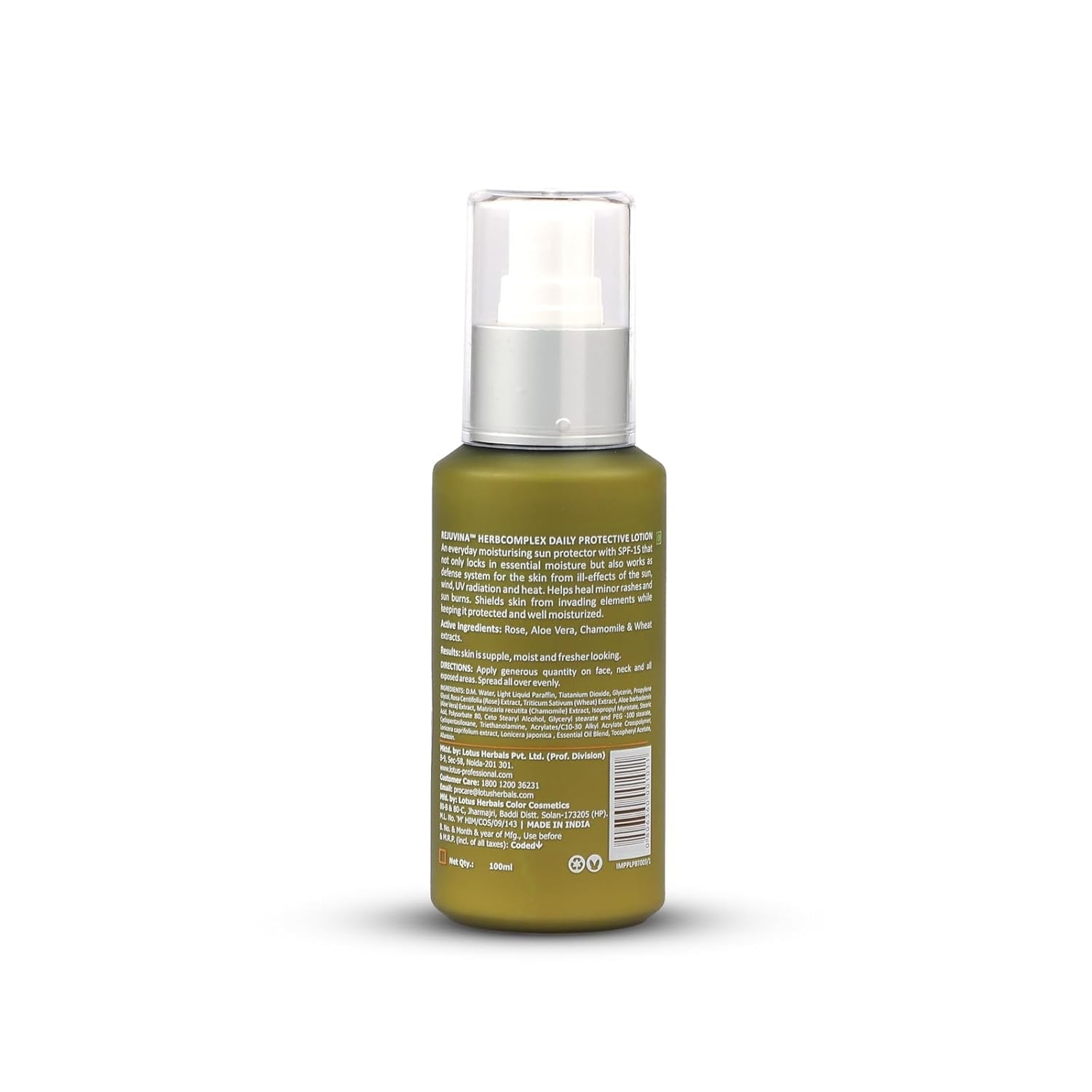 L0tus Professional Phyto-Rx Rejuvina Herbcomplex Protective Lotion SPF 15 (100ml) 2