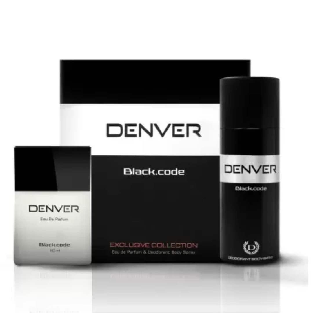 Denver Sporting Club Black Code Perfume and Deo Combo Set 1
