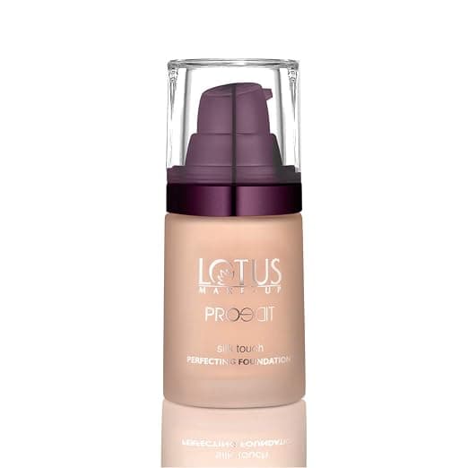 Lotus Makeup Proedit Silk Touch Perfecting Liquid Foundation (Espresso, 30 Ml) Luminous & Dewy Finish - Full, Normal